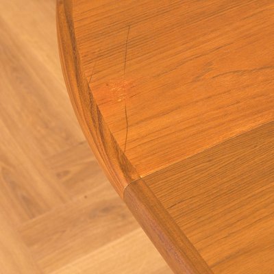 British Round Dining Table in Walnut and Teak from G-Plan, 1950