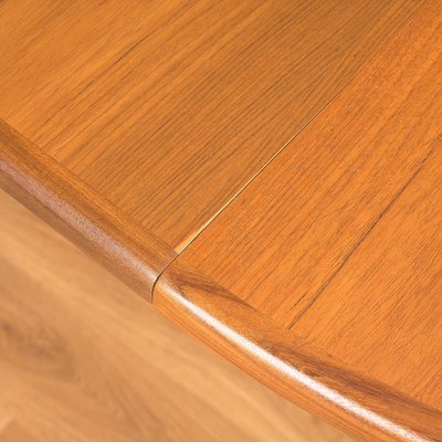 British Round Dining Table in Walnut and Teak from G-Plan, 1950