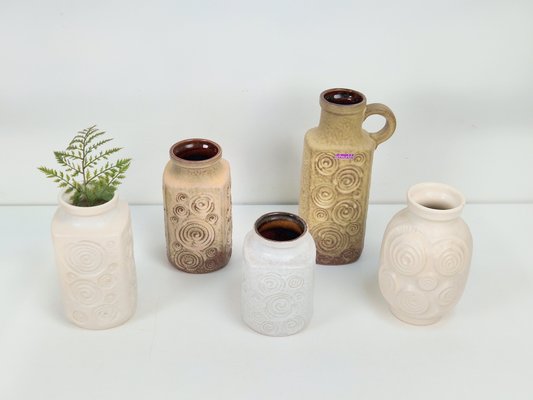 Vintage Jura Vases from Scheurich Ceramic, W. Germany 1970s, Set