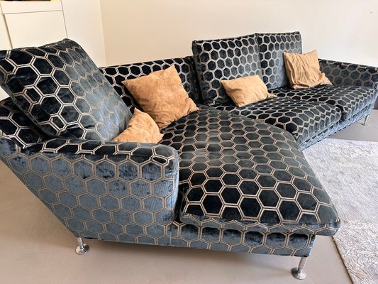 Curved Three-Seat Harry Sofa by Antonio Citterio for B&B Italia
