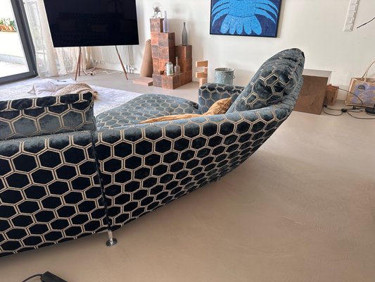 Curved Three-Seat Harry Sofa by Antonio Citterio for B&B Italia