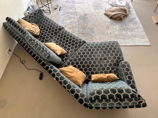 Curved Three-Seat Harry Sofa by Antonio Citterio for B&B Italia