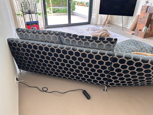 Curved Three-Seat Harry Sofa by Antonio Citterio for B&B Italia