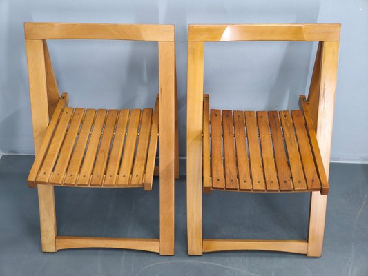 Trieste Folding Chairs by Aldo Jacober for Alberto Bazzani, 1960s