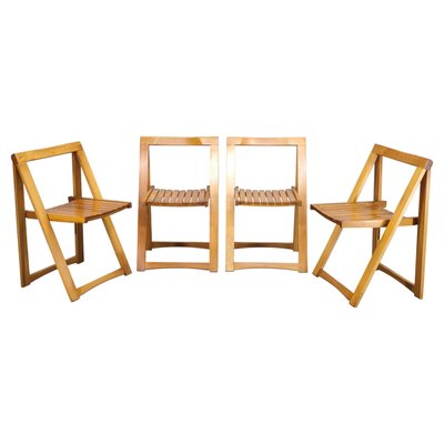 Trieste Folding Chairs by Aldo Jacober for Alberto Bazzani, 1960s