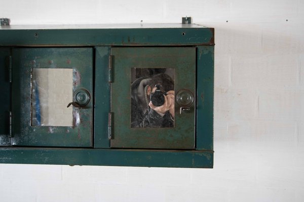 Vintage Industrial Wall Cabinet For Sale At Pamono