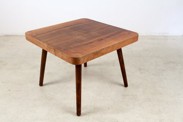 Vintage Walnut Coffee Table For At Pamono Vintage Walnut Coffee Table 2