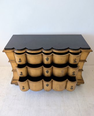 Vintage American Hollywood Regency Scalloped Giltwood Dresser, 1960s for  sale at Pamono