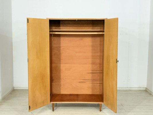Mid-Century Wardrobe in Oak & Pine, 1960s for sale at Pamono