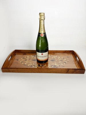 French Provincial Style Wooden Tray, 1950s for sale at Pamono