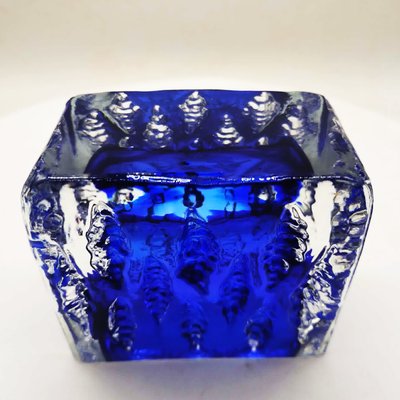 Vintage ashtray　瑪瑙 Rectangular Ashtray or Catch-All in Handcrafted Murano Glass