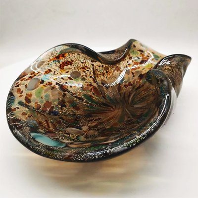 Large Murano Glass Ashtray attributed to Dino Martens, Italy