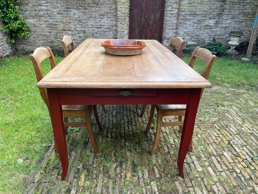 Vintage French Table Dining for sale at Pamono