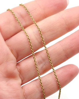 Cable Chain Necklace in Gold for sale at Pamono
