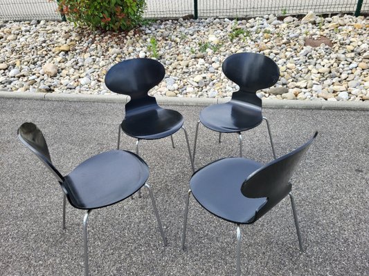 Ant Chairs by Arne Jacobsen for Fritz Hansen, 1976, Set of 4 for