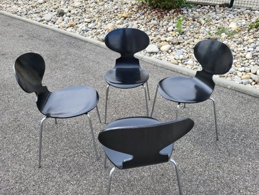 Ant Chairs by Arne Jacobsen for Fritz Hansen, 1976, Set of 4 for
