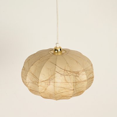 Mid-Century Beige Marbled Cocoon Pendant by Castiglioni, Italy