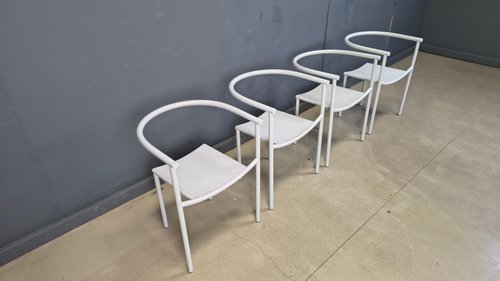 Vintage Von Vogelsang Chairs by Starck for Driade, 1980s, Set of 4