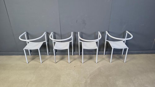 Vintage Von Vogelsang Chairs by Starck for Driade, 1980s, Set of 4