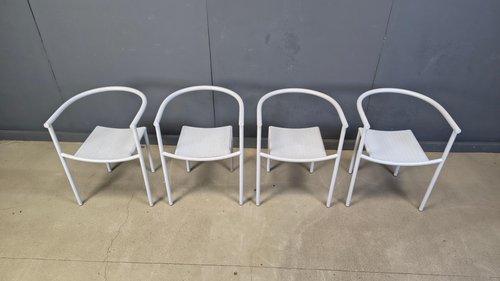 Vintage Von Vogelsang Chairs by Starck for Driade, 1980s, Set of 4