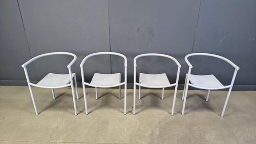 椅子 Philippe Starck Von Vogelsang Chair Vintage Von Vogelsang Chairs by Starck for Driade, 1980s, Set of 4