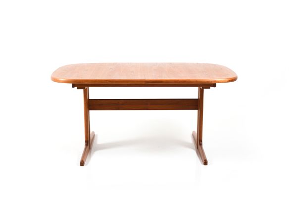 Table De Salle A Manger En Teck Massif Danemark 1970s En Vente