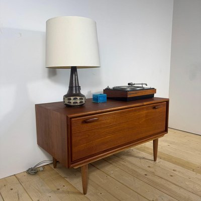 Sweden vintage cupboard 60s スウェーデン Vintage Scandinavian Low Cabinet with Drop-Down Door, 1960s for
