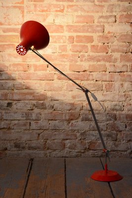 GMFH427○Kunst & Mobel Etablissement 北欧 ヴ Mid-Century Chrome Floor Lamp by J. Hůrka for NAPAKO, Czech, 1950s
