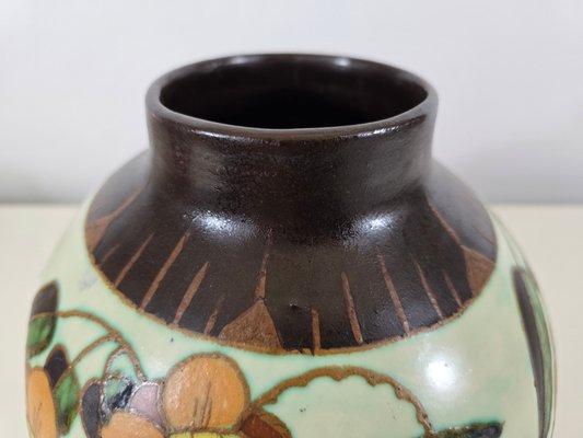 Art Deco Model D1847 Vase by Charles Catteau for Boch Frères