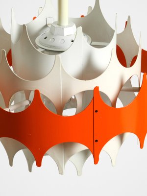 Space Age Metal Pendant Lamp from Doria Leuchten, 1960s for sale