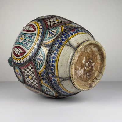Vintage Moroccan Palatial Pottery Vase, 1930s-1950s for sale at Pamono