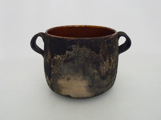 Großer Kochtopf aus Terrakotta von JB Hughes für Vallauris, 1960er