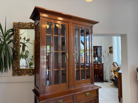 Antique Art Nouveau Display Bookcase, 1890s for sale at Pamono