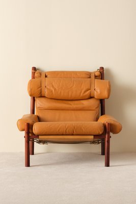 Inca Easy Chairs by Arne Norell, 1970s, Set of 3 for sale at Pamono