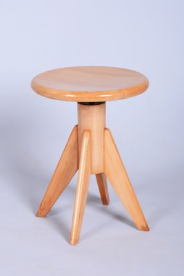 Mid-Century Piano Stool in Beech, Czech, 1940s for sale at Pamono
