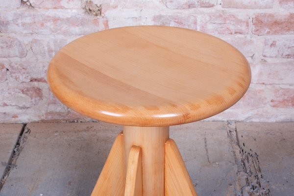 Mid-Century Piano Stool in Beech, Czech, 1940s for sale at Pamono
