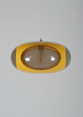 Space Age UFO Pendant Lamp Bug Eye attributed to Massive, 1970s