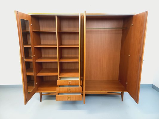 Vintage Scandinavian Teak Wardrobe, 1960s for sale at Pamono