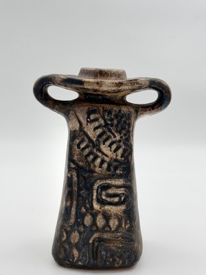 Mid-Century German Brutalist Sculptural Ceramic Candleholder