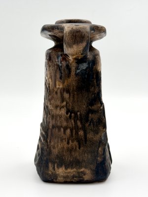 60s ドイツ Brukmann キャンドル立て　ミッドセンチュリー Mid-Century German Brutalist Sculptural Ceramic Candleholder