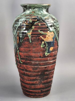 EDA VASE 【SiKiTO】 Japanese Meiji-Taisho Sumida Gawa Vase by Hiroshi, 1890s for sale