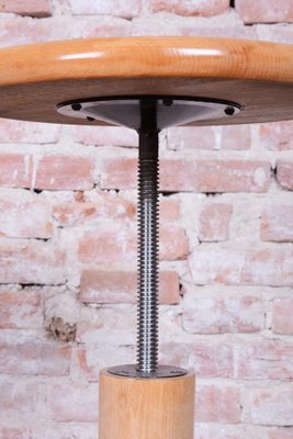 Mid-Century Beech Piano Stool, Czech, 1940s for sale at Pamono