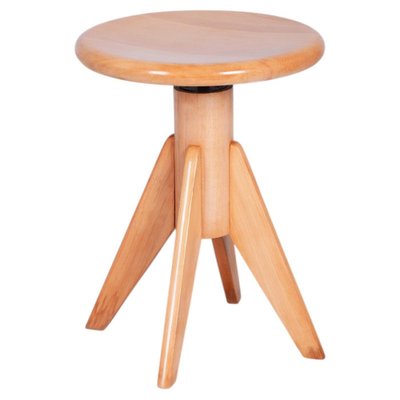 【From チェコ】Vintage ヴィンテージスツール｜Czechia Mid-Century Beech Piano Stool, Czech, 1940s for sale at Pamono