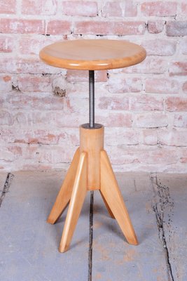 【From チェコ】Vintage ヴィンテージスツール｜Czechia Mid-Century Beech Piano Stool, Czech, 1940s for sale at Pamono