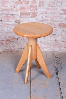 Mid-Century Beech Piano Stool, Czech, 1940s for sale at Pamono