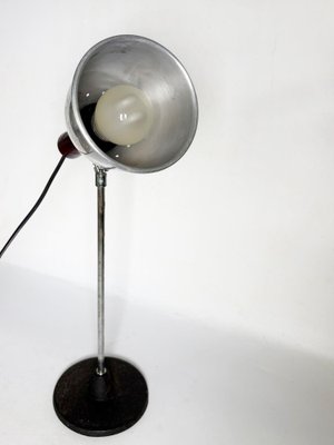 20th Century Industrial Table Lamp with Aluminium Shade, France