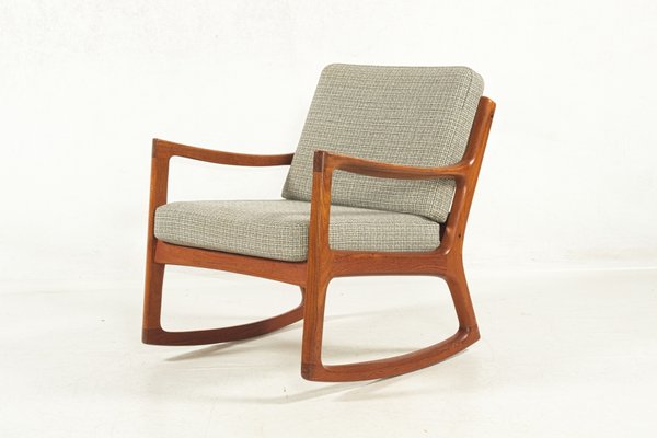 teak rocking chair by ole wanscher for france søn 1960s for sale