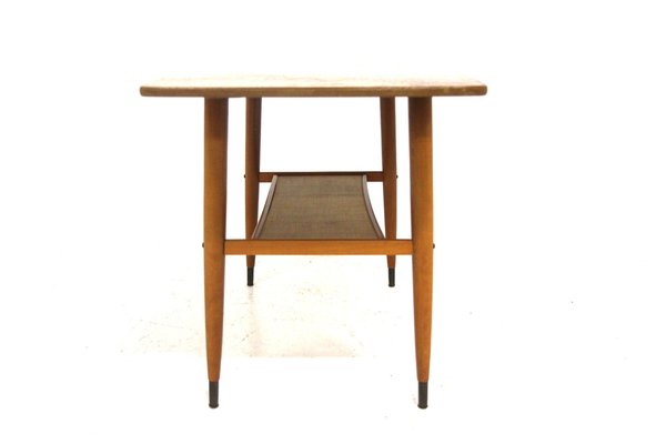 Skandinavischer Teak Couchtisch, Schweden, 1950 bei Pamono kaufen