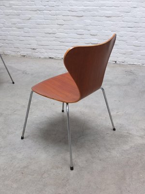 Series 7 Chairs in Teak by Arne Jacobsen for Fritz Hansen, 1955