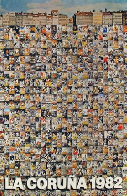 World Cup Poster by Gudmundur Erro, 1982 for sale at Pamono